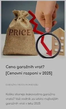 dvokrilna garažna vrata