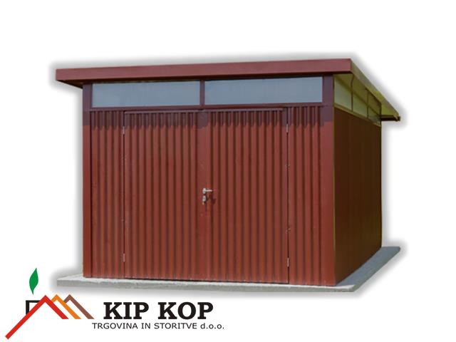 UNIVERZALNA VRTNA UTA MONTAŽNA GARAŽA BEZ IZOLACIJE 4x3 m