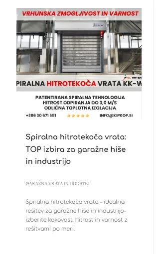 industrijska rolo vrata